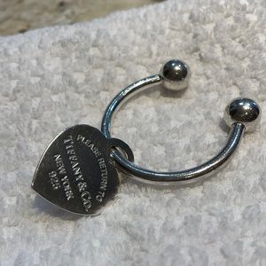 Return to Tiffany Heart Tag Key Ring